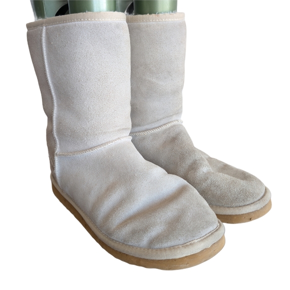 UGG Women's 10 Grey Suede Leather Classic Tall Boots - Picture 1 of 10